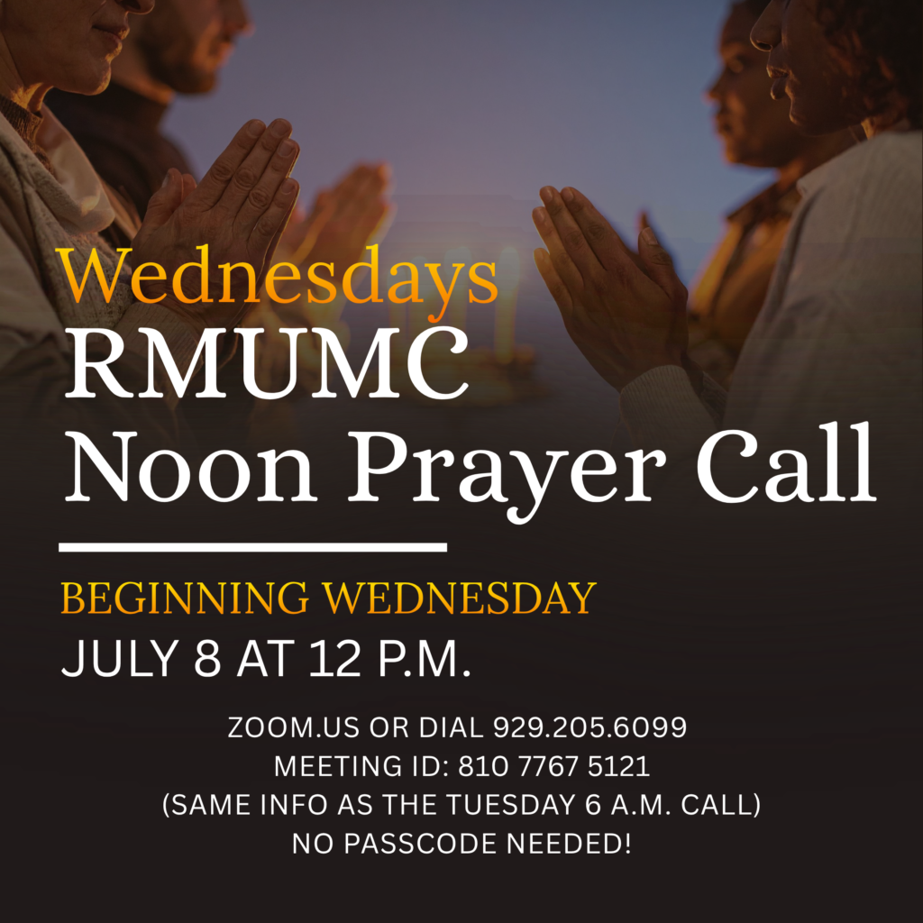 2026 July Wednesday Mid-Day Prayer Call (24 x 24 in)