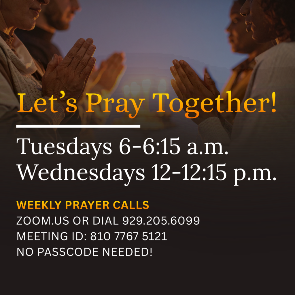 2026 Tuesday and Wednesday Prayer Calls (24 x 24 in)